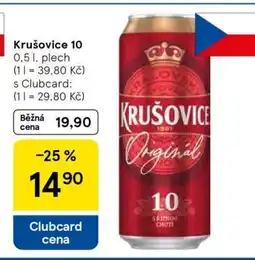 Tesco Krušovice 10 nabídka