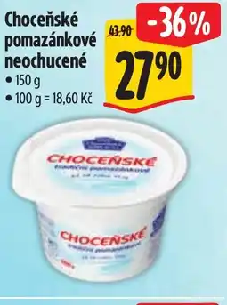 Albert Choceňské pomazánkové neochucené nabídka