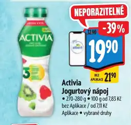 Albert Activia Jogurtový nápoj nabídka