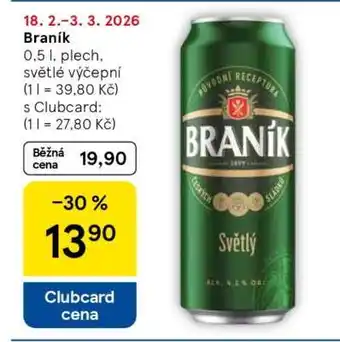Tesco Braník nabídka