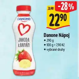 Albert Danone Nápoj nabídka