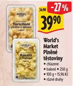 Albert World's Market Plněné těstoviny nabídka