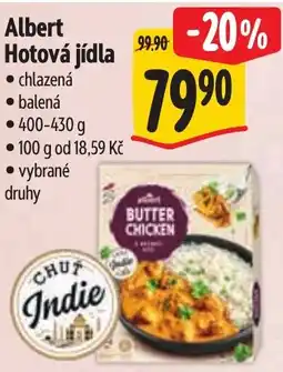 Albert Albert Hotová jídla nabídka