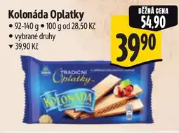 Albert Kolonáda Oplatky nabídka