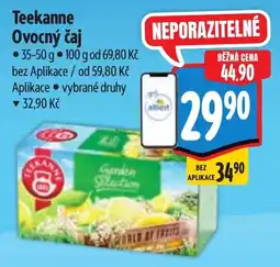 Albert Teekanne Ovocný čaj nabídka