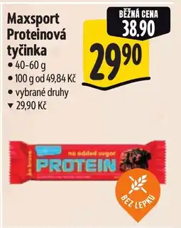 Albert Maxsport Proteinová tyčinka nabídka
