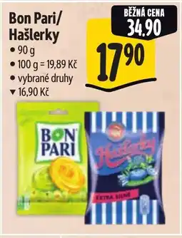 Albert Bon Pari/ Hašlerky nabídka
