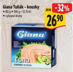 Albert Giana Tuňák - kousky nabídka