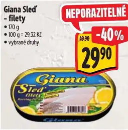 Albert Giana Sled' filety nabídka