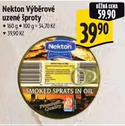 Albert Nekton Výběrové uzené šproty nabídka