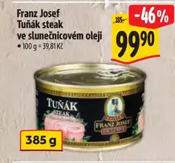 Albert Franz Josef Tuňák steak ve slunečnicovém oleji nabídka