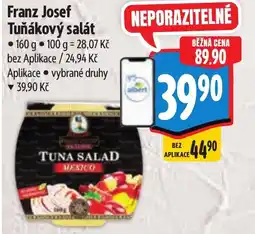 Albert Franz Josef Tuňákový salát nabídka