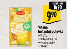 Albert Vitana Instantní polévka nabídka