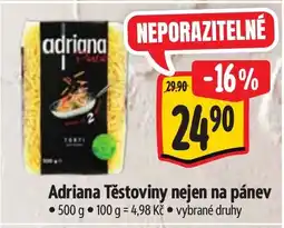 Albert Adriana Těstoviny nejen na pánev nabídka