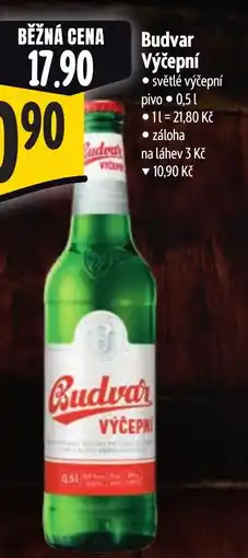 Albert Budvar Výčepní nabídka