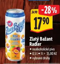 Albert Zlatý Bažant Radler nabídka