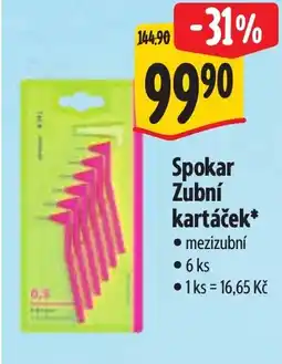 Albert Spokar Zubní kartáček nabídka