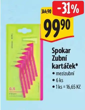 Albert Spokar Zubní kartáček nabídka
