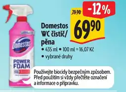Albert Domestos WC čistič/ pěna nabídka