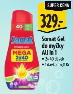 Albert Somat Gel do myčky All in 1 nabídka