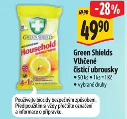 Albert Green Shields Vlhčené čisticí ubrousky nabídka
