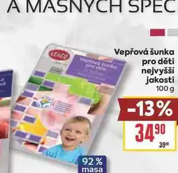 Billa Vepřová šunka pro děti nejvyšší jakosti nabídka