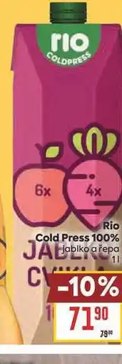 Billa Rio Cold Press 100% nabídka