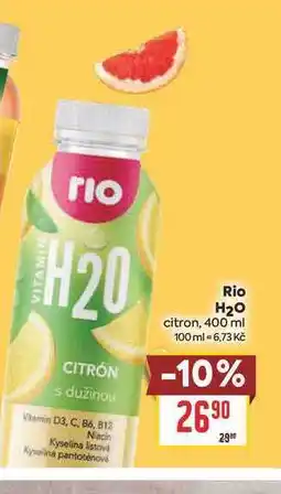 Billa Rio H₂O citron nabídka