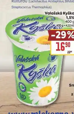 Billa Valašská Kyška 1,5% nabídka