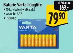 Albert Baterie Varta Longlife nabídka