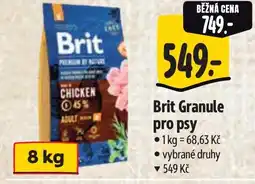 Albert Brit Granule pro psy nabídka