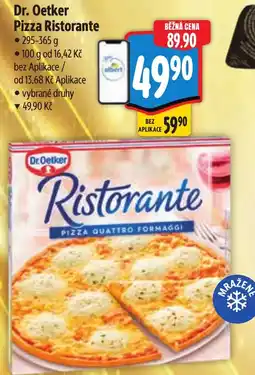 Albert Dr. Oetker Pizza Ristorante nabídka