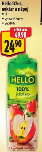 Albert Hello Džus, nektar a nápoj nabídka