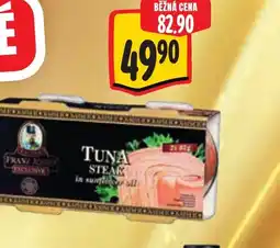 Albert Franz Josef Tuňák - steak nabídka