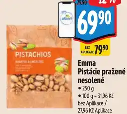 Albert Emma Pistácie pražené nesolené nabídka
