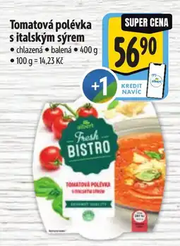 Albert Tomatová polévka s italským sýrem nabídka