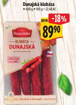 Albert Dunajská klobása nabídka