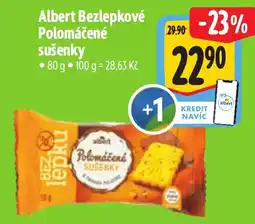 Albert Albert Bezlepkové Polomáčené sušenky nabídka