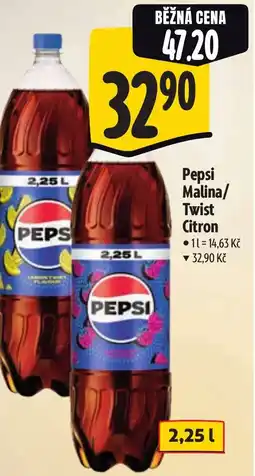 Albert Pepsi Malina/ Twist Citron nabídka