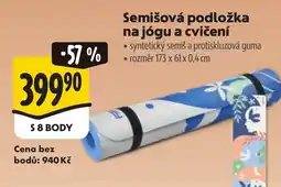 Albert Semišová podložka na jógu a cvičení nabídka
