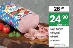 Kubík potraviny Kája šunka nejvyšší jakosti nabídka