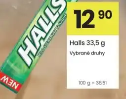 Kubík potraviny Halls nabídka