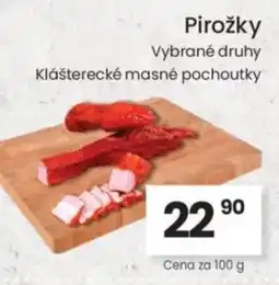 Kubík potraviny Pirožky nabídka