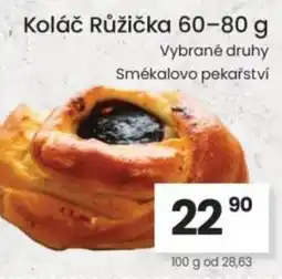 Kubík potraviny Koláč Růžička nabídka