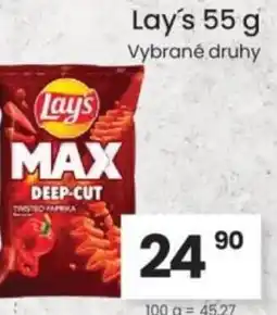 Kubík potraviny Lay's nabídka