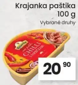 Kubík potraviny Krajanka paštika nabídka