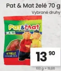 Kubík potraviny Pat & Mat želé nabídka