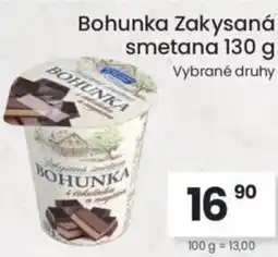 Kubík potraviny Bohunka Zakysaná smetana nabídka