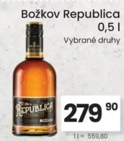 Kubík potraviny Božkov Republica nabídka