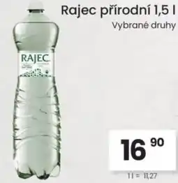 Kubík potraviny Rajec přírodní nabídka